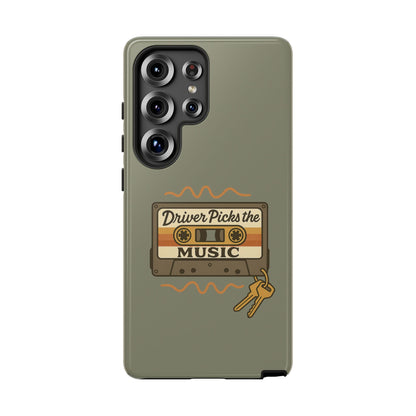 Driver Picks the Music Protective Phone Case - Supernatural Fan Design | Tough Dual-Layer Cover | Glossy Finish