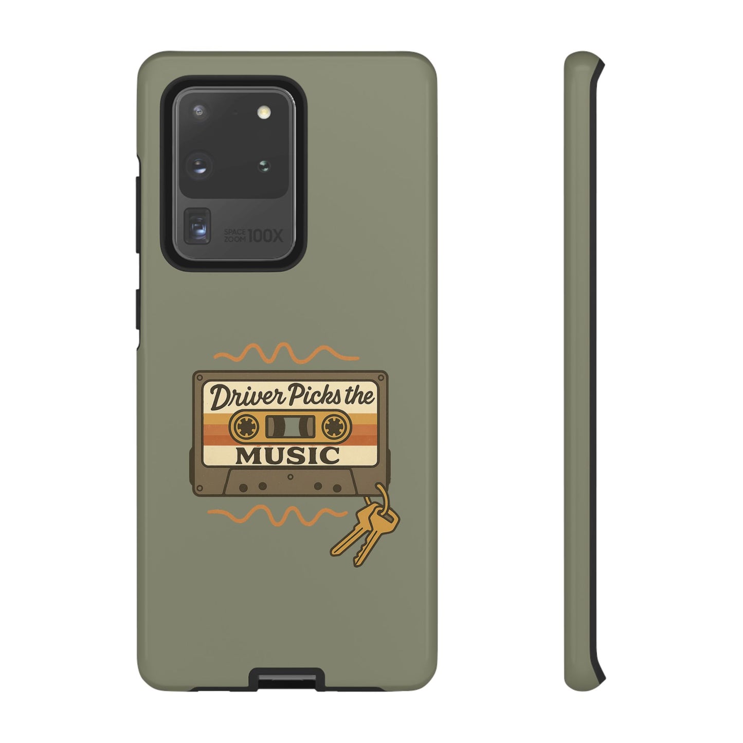 Driver Picks the Music Protective Phone Case - Supernatural Fan Design | Tough Dual-Layer Cover | Glossy Finish