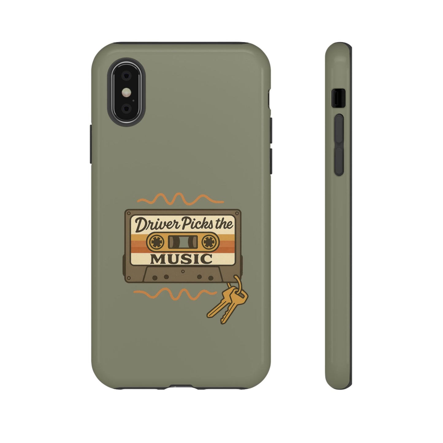 Driver Picks the Music Protective Phone Case - Supernatural Fan Design | Tough Dual-Layer Cover | Glossy Finish
