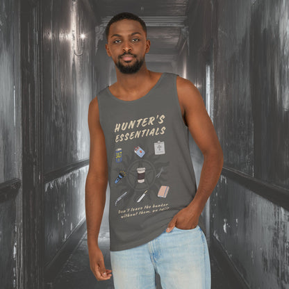 Hunter's Essentials Unisex Garment-Dyed Tank Top - Supernatural Fan Design | Tank