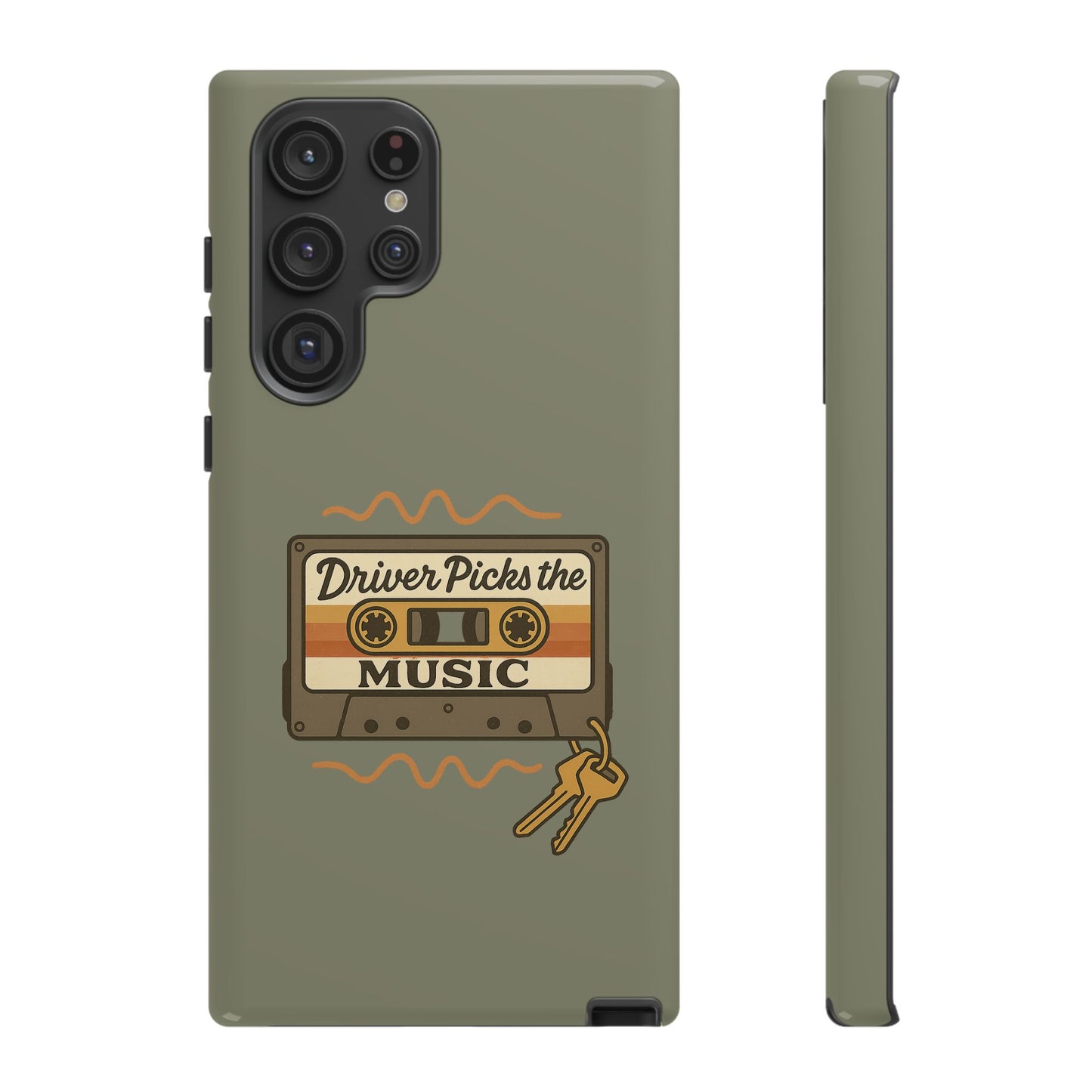 Driver Picks the Music Protective Phone Case - Supernatural Fan Design | Tough Dual-Layer Cover | Glossy Finish