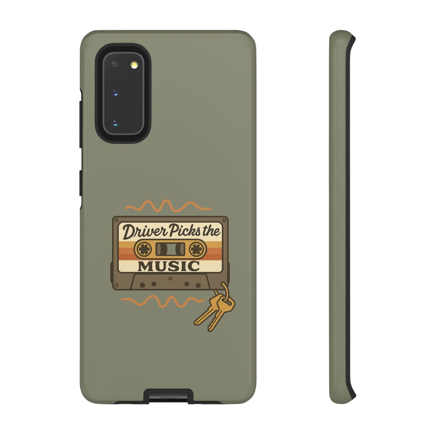 Driver Picks the Music Protective Phone Case - Supernatural Fan Design | Tough Dual-Layer Cover | Glossy Finish