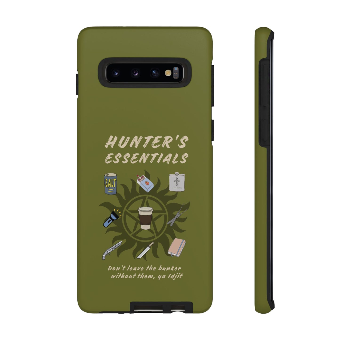 Hunter's Essentials Tough Phone Case - Supernatural Fan Design | Protective Phone Cover | iPhone, Galaxy & Pixel