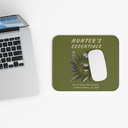 Hunter's Essentials Mouse Pad - Supernatural Fan Design | Desk Mat | Fandom Gaming & Office Accessory