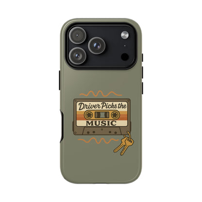 Driver Picks the Music Protective Phone Case - Supernatural Fan Design | Tough Dual-Layer Cover | Glossy Finish
