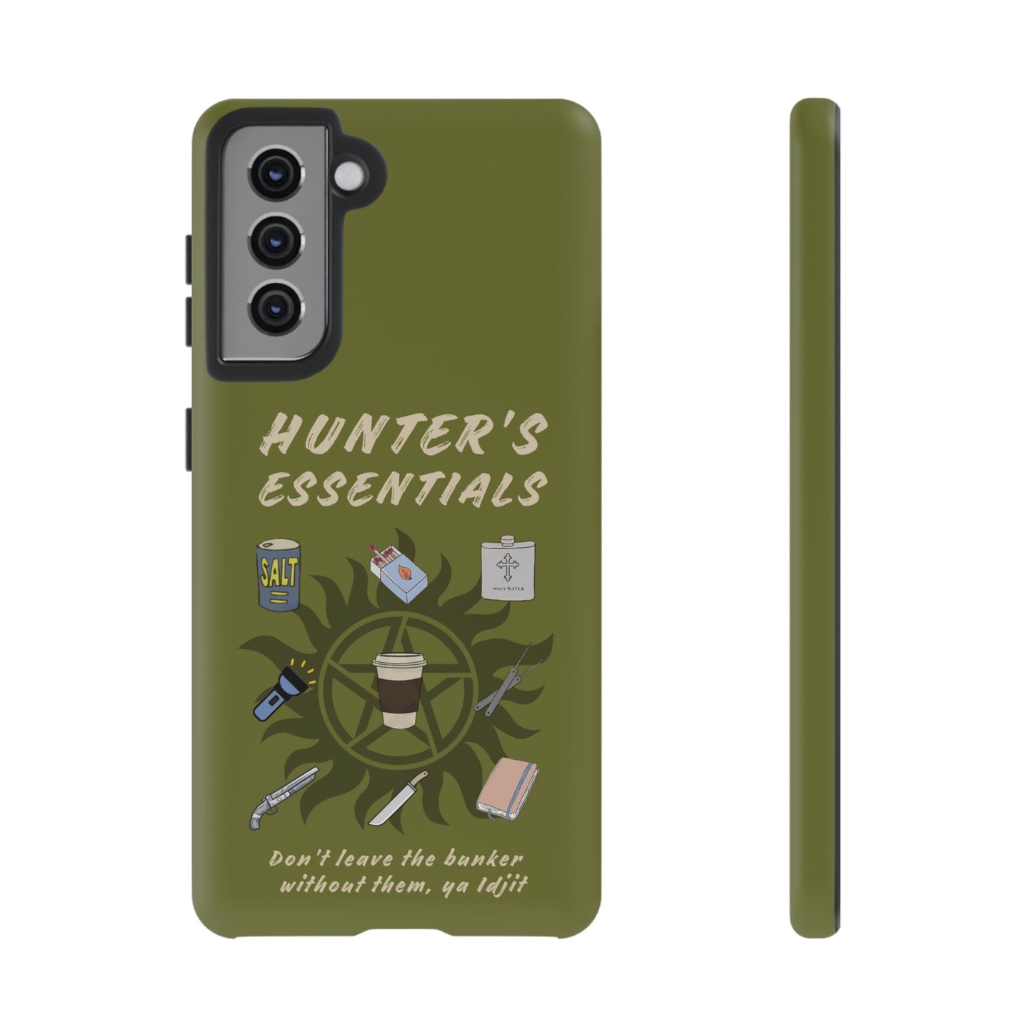 Hunter's Essentials Tough Phone Case - Supernatural Fan Design | Protective Phone Cover | iPhone, Galaxy & Pixel