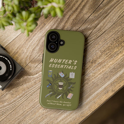 Hunter's Essentials Tough Phone Case - Supernatural Fan Design | Protective Phone Cover | iPhone, Galaxy & Pixel