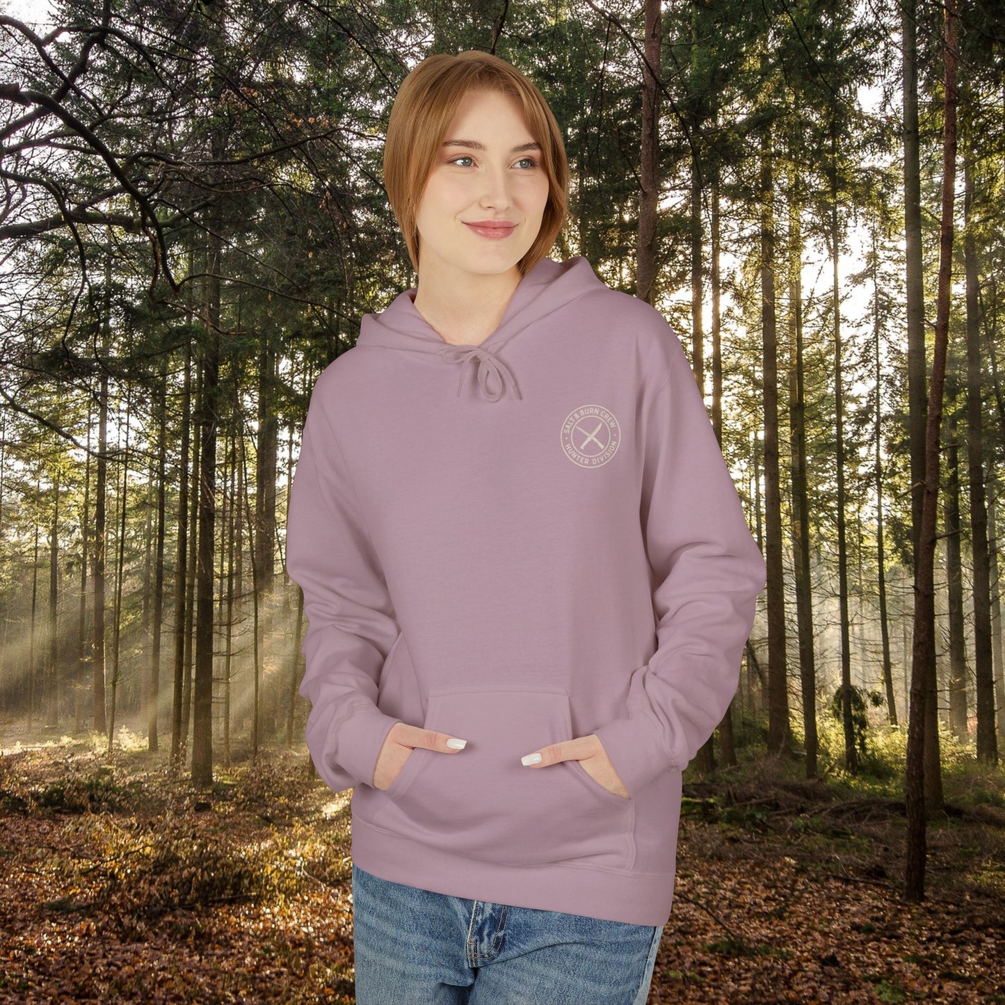 Salt & Burn Crew Hoodie - Supernatural Fan Design | Fandom Pullover | Anti-Possession Symbol Unisex Sweatshirt | Cozy Grunge SPN Gear