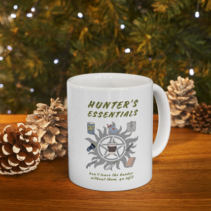 Hunter's Essentials Mug - Supernatural Fan Design | Coffee Mug