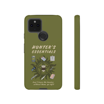 Hunter's Essentials Tough Phone Case - Supernatural Fan Design | Protective Phone Cover | iPhone, Galaxy & Pixel