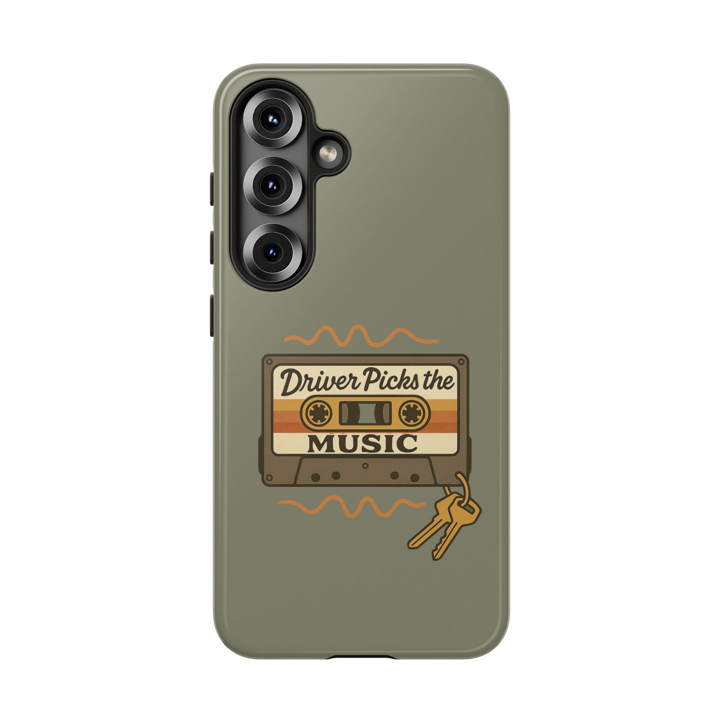 Driver Picks the Music Protective Phone Case - Supernatural Fan Design | Tough Dual-Layer Cover | Glossy Finish