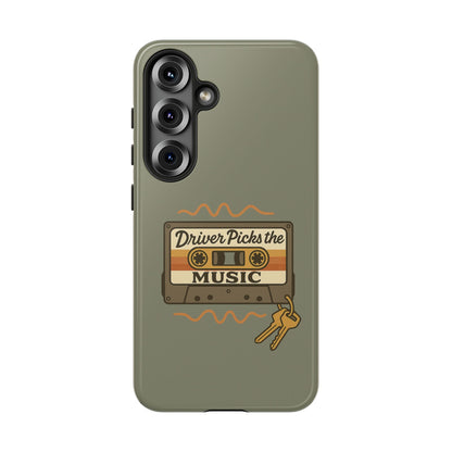 Driver Picks the Music Protective Phone Case - Supernatural Fan Design | Tough Dual-Layer Cover | Glossy Finish