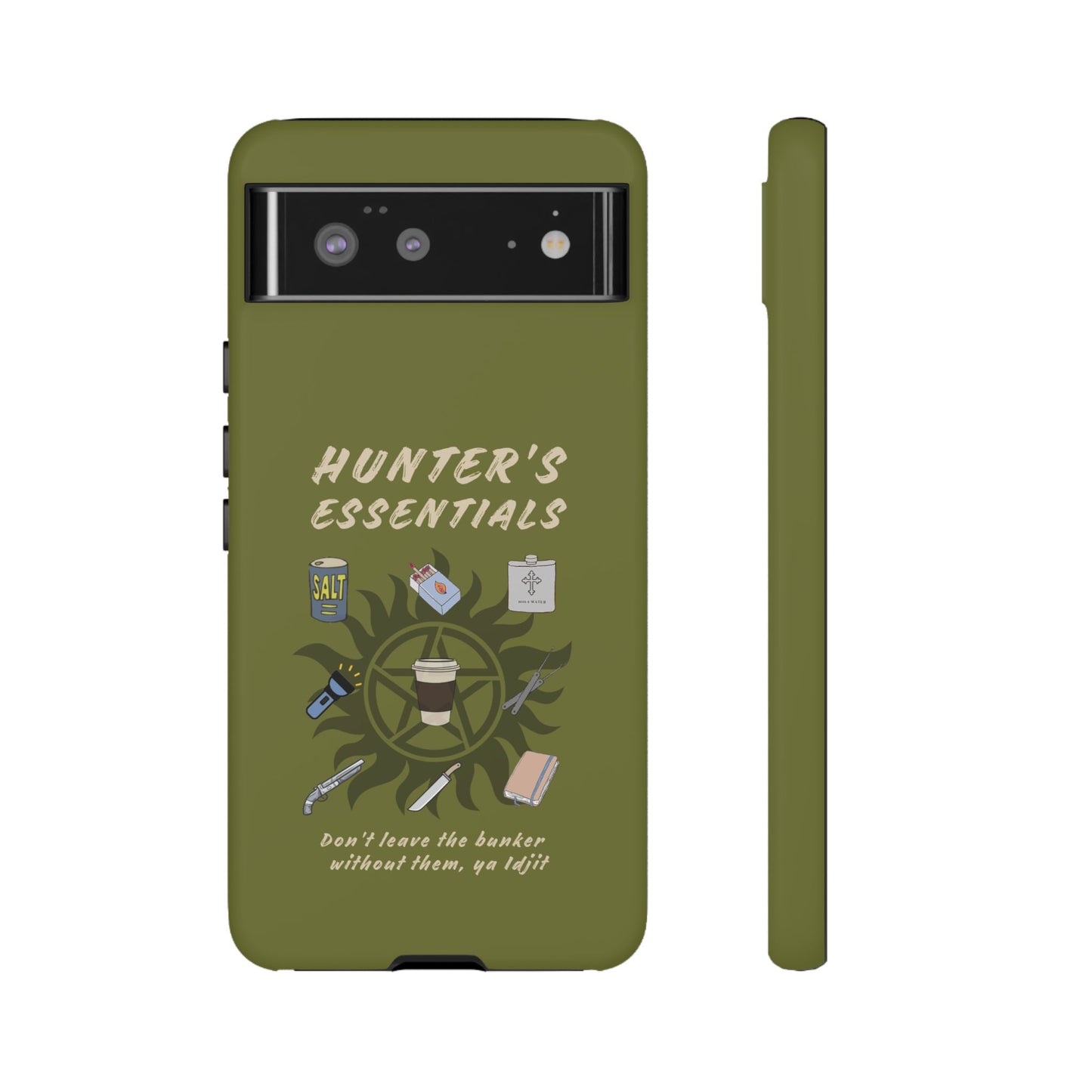 Hunter's Essentials Tough Phone Case - Supernatural Fan Design | Protective Phone Cover | iPhone, Galaxy & Pixel