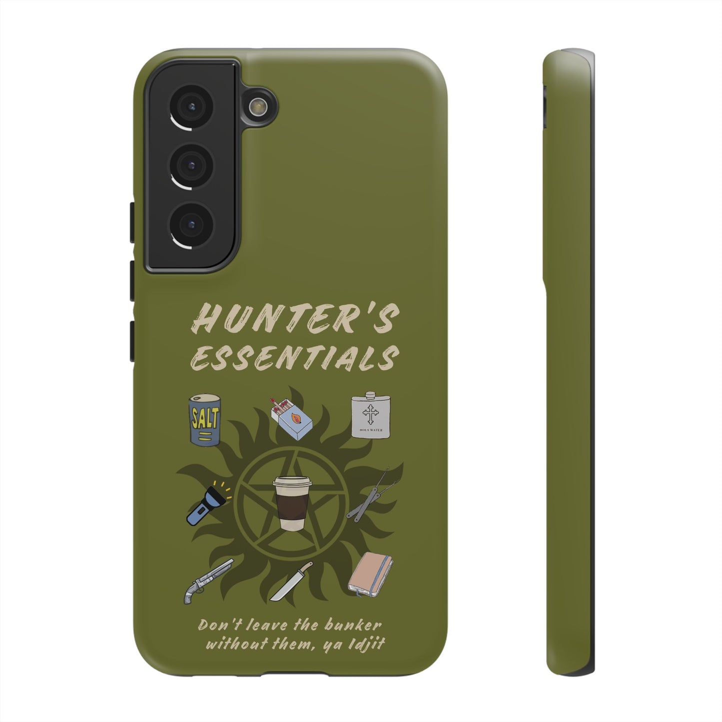 Hunter's Essentials Tough Phone Case - Supernatural Fan Design | Protective Phone Cover | iPhone, Galaxy & Pixel