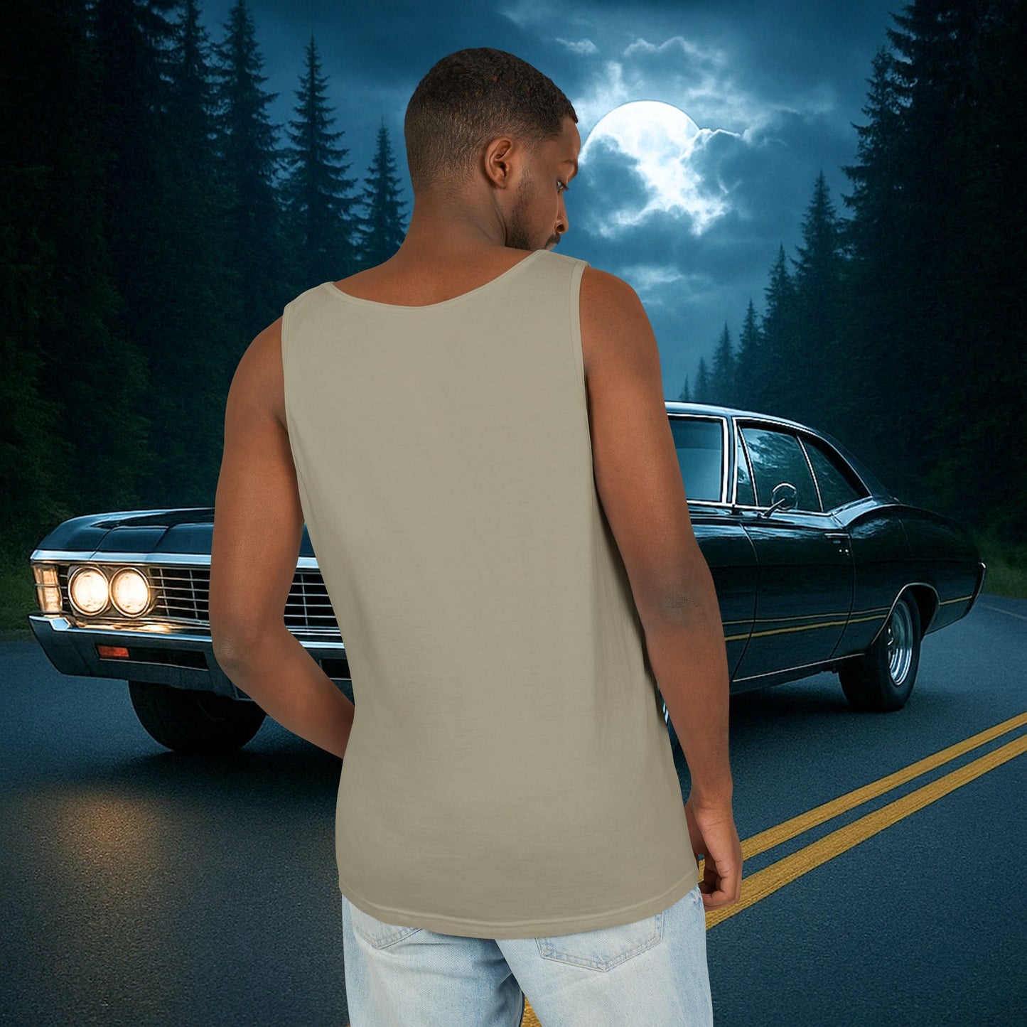 Driver Picks the Music Tank - Supernatural Fan Design | Unisex Vintage Cassette Graphic Top for Hunters & Road Warriors