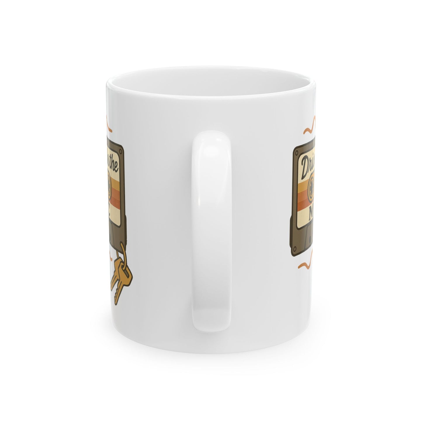 Driver Picks the Music Coffee Mug - Supernatural Fan Design | Cup | Grunge Vintage Ceramic Mug for Fans & Collectors