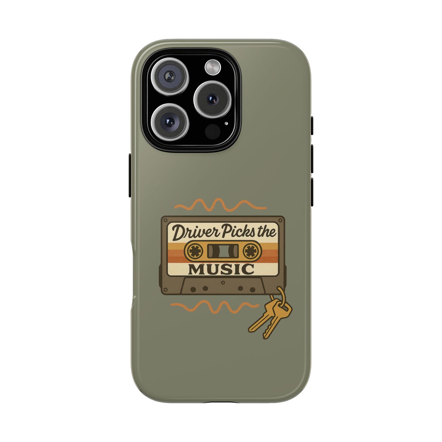 Driver Picks the Music Protective Phone Case - Supernatural Fan Design | Tough Dual-Layer Cover | Glossy Finish