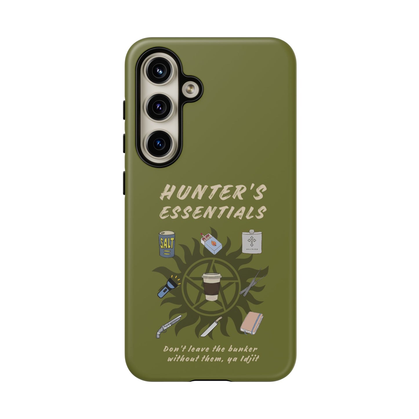 Hunter's Essentials Tough Phone Case - Supernatural Fan Design | Protective Phone Cover | iPhone, Galaxy & Pixel