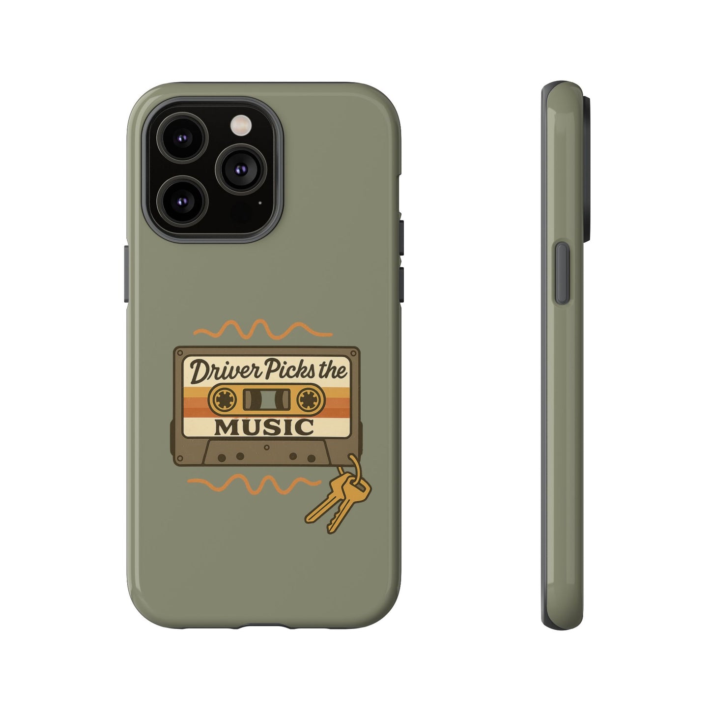 Driver Picks the Music Protective Phone Case - Supernatural Fan Design | Tough Dual-Layer Cover | Glossy Finish