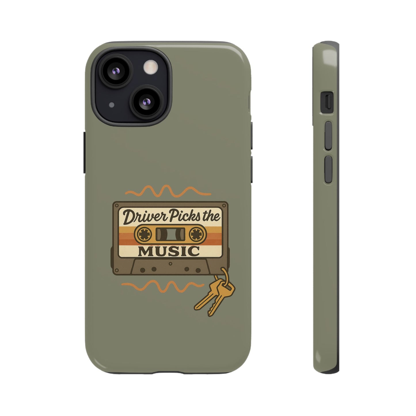 Driver Picks the Music Protective Phone Case - Supernatural Fan Design | Tough Dual-Layer Cover | Glossy Finish