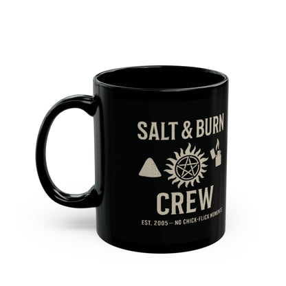 Salt & Burn Crew Mug - Supernatural Fan Design | Coffee Cup | Hunter Gift | SPN Fan Mug