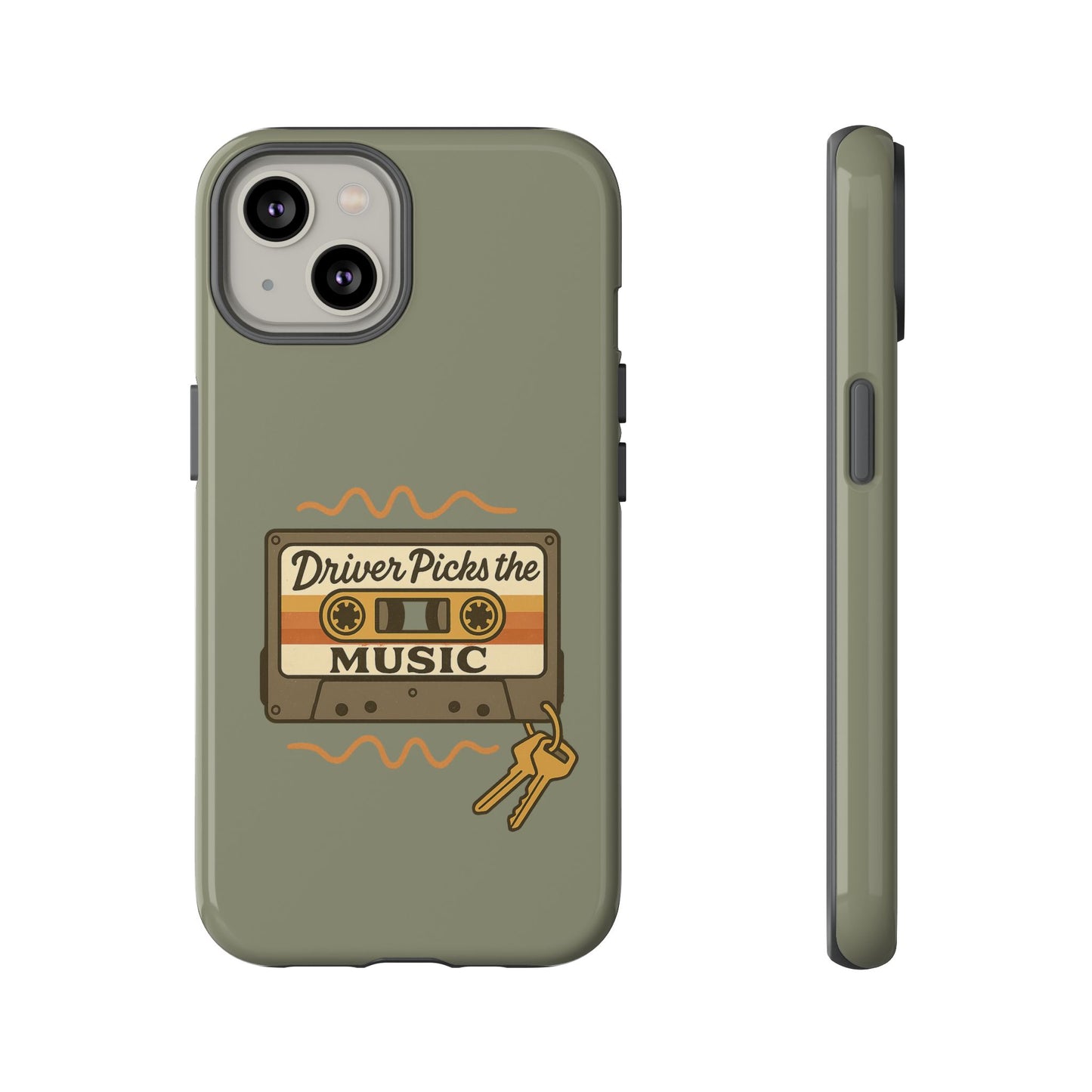 Driver Picks the Music Protective Phone Case - Supernatural Fan Design | Tough Dual-Layer Cover | Glossy Finish