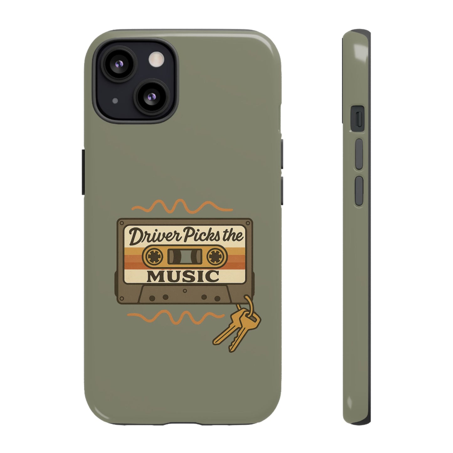 Driver Picks the Music Protective Phone Case - Supernatural Fan Design | Tough Dual-Layer Cover | Glossy Finish
