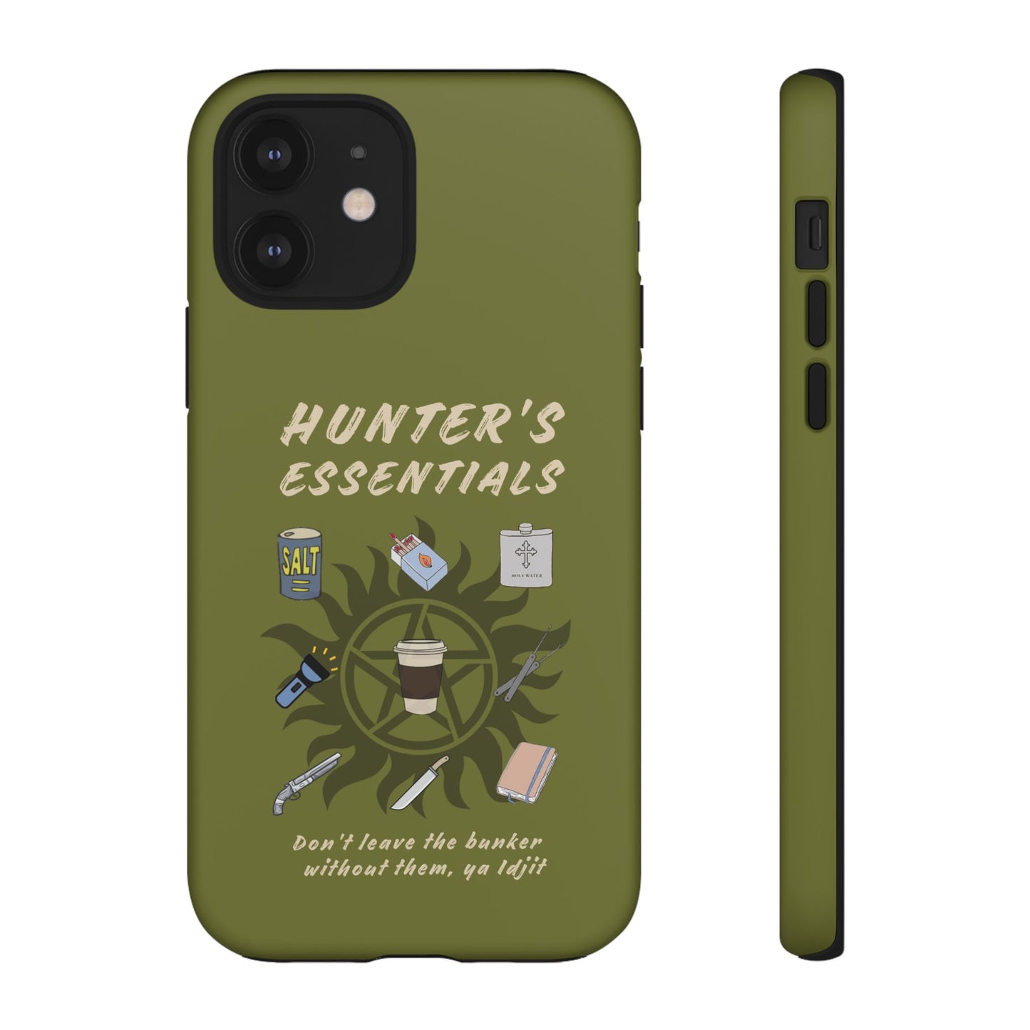 Hunter's Essentials Tough Phone Case - Supernatural Fan Design | Protective Phone Cover | iPhone, Galaxy & Pixel