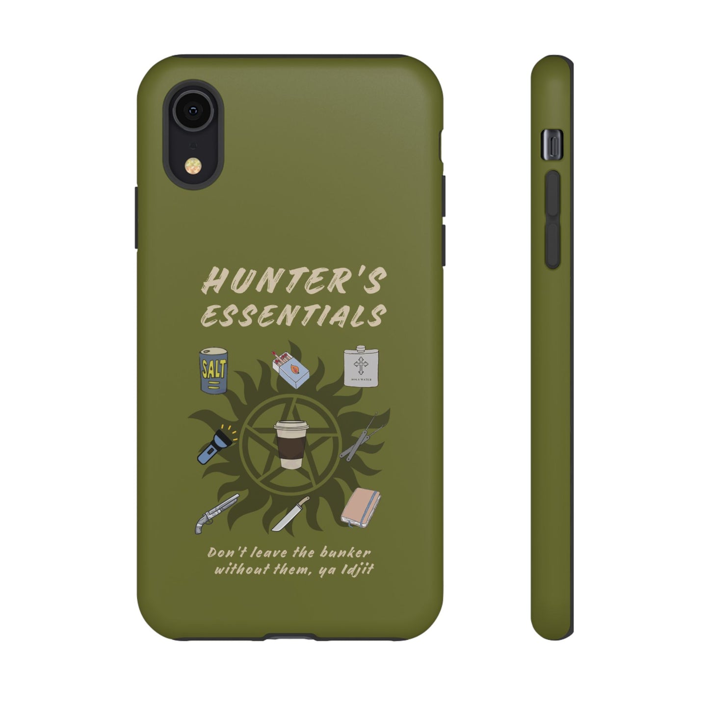 Hunter's Essentials Tough Phone Case - Supernatural Fan Design | Protective Phone Cover | iPhone, Galaxy & Pixel
