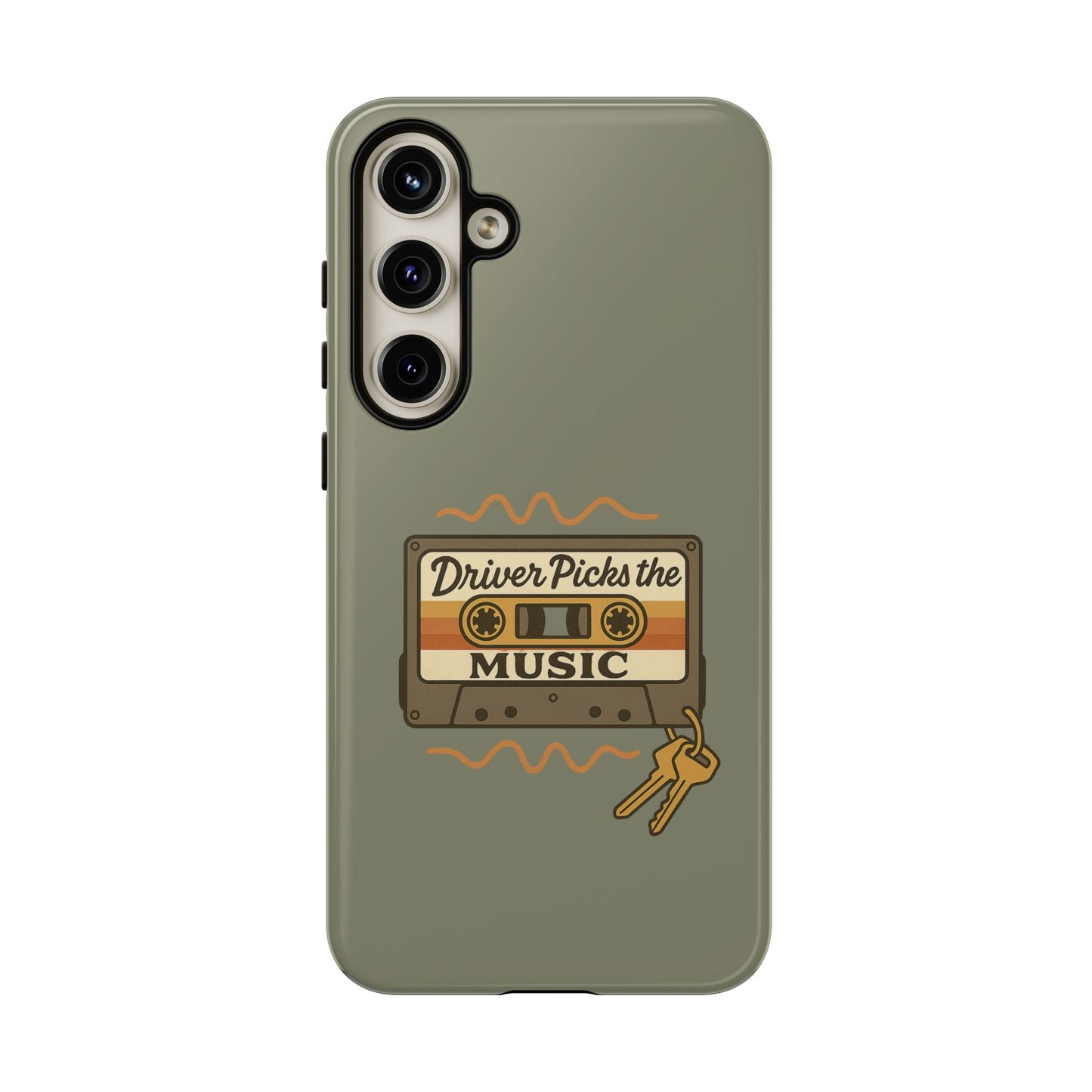 Driver Picks the Music Protective Phone Case - Supernatural Fan Design | Tough Dual-Layer Cover | Glossy Finish