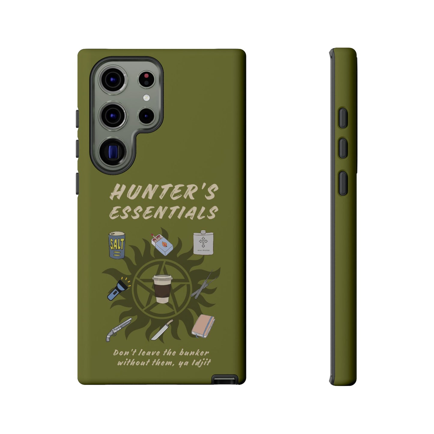 Hunter's Essentials Tough Phone Case - Supernatural Fan Design | Protective Phone Cover | iPhone, Galaxy & Pixel