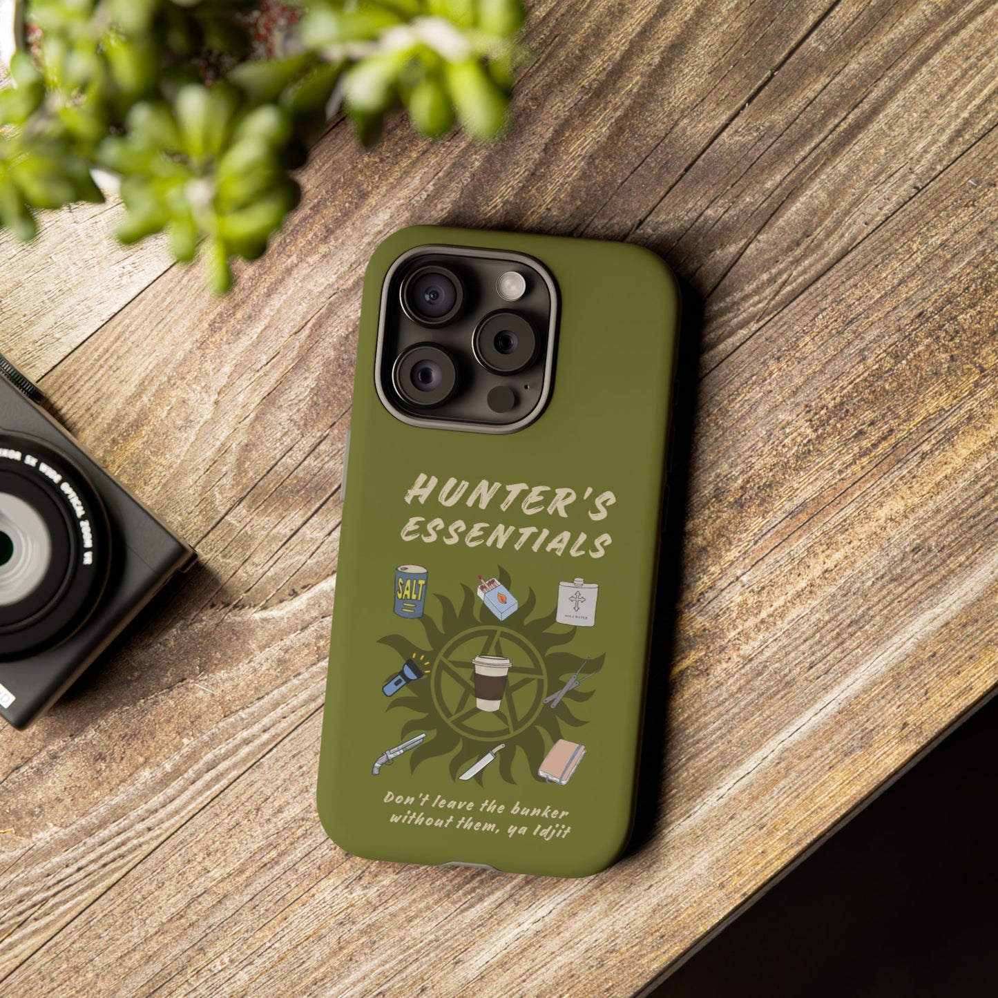 Hunter's Essentials Tough Phone Case - Supernatural Fan Design | Protective Phone Cover | iPhone, Galaxy & Pixel