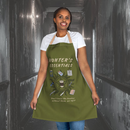 Hunter's Essentials Apron - Supernatural Fan Design | Kitchen Apron for Home Cooks & Fandom Foodies