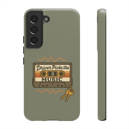Driver Picks the Music Protective Phone Case - Supernatural Fan Design | Tough Dual-Layer Cover | Glossy Finish
