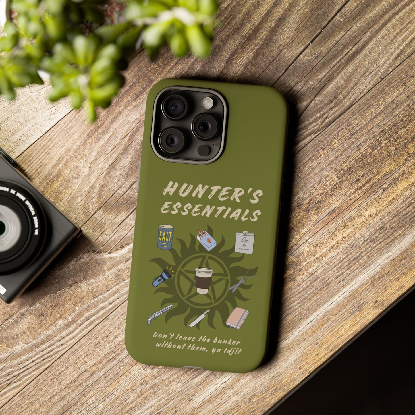 Hunter's Essentials Tough Phone Case - Supernatural Fan Design | Protective Phone Cover | iPhone, Galaxy & Pixel
