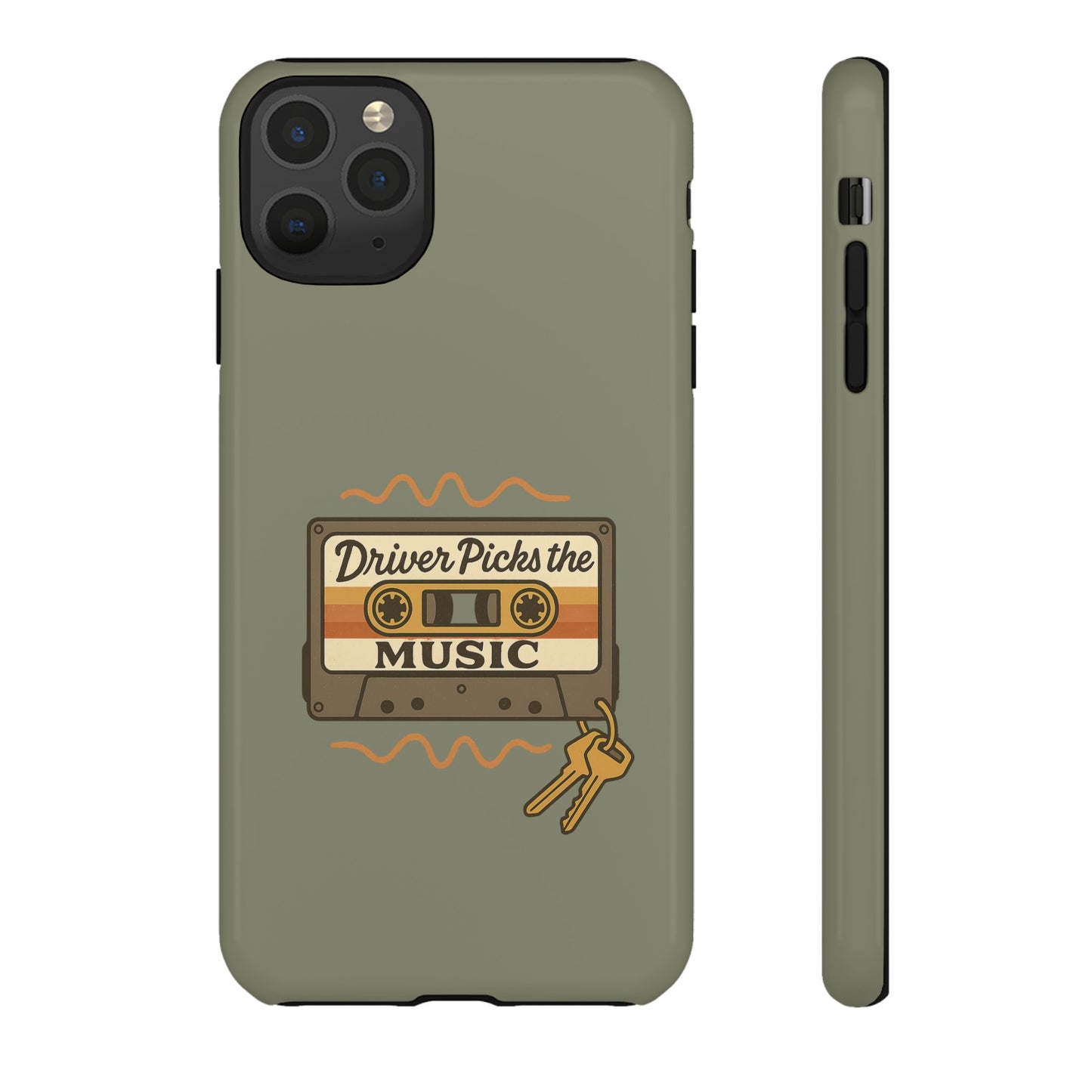 Driver Picks the Music Protective Phone Case - Supernatural Fan Design | Tough Dual-Layer Cover | Glossy Finish