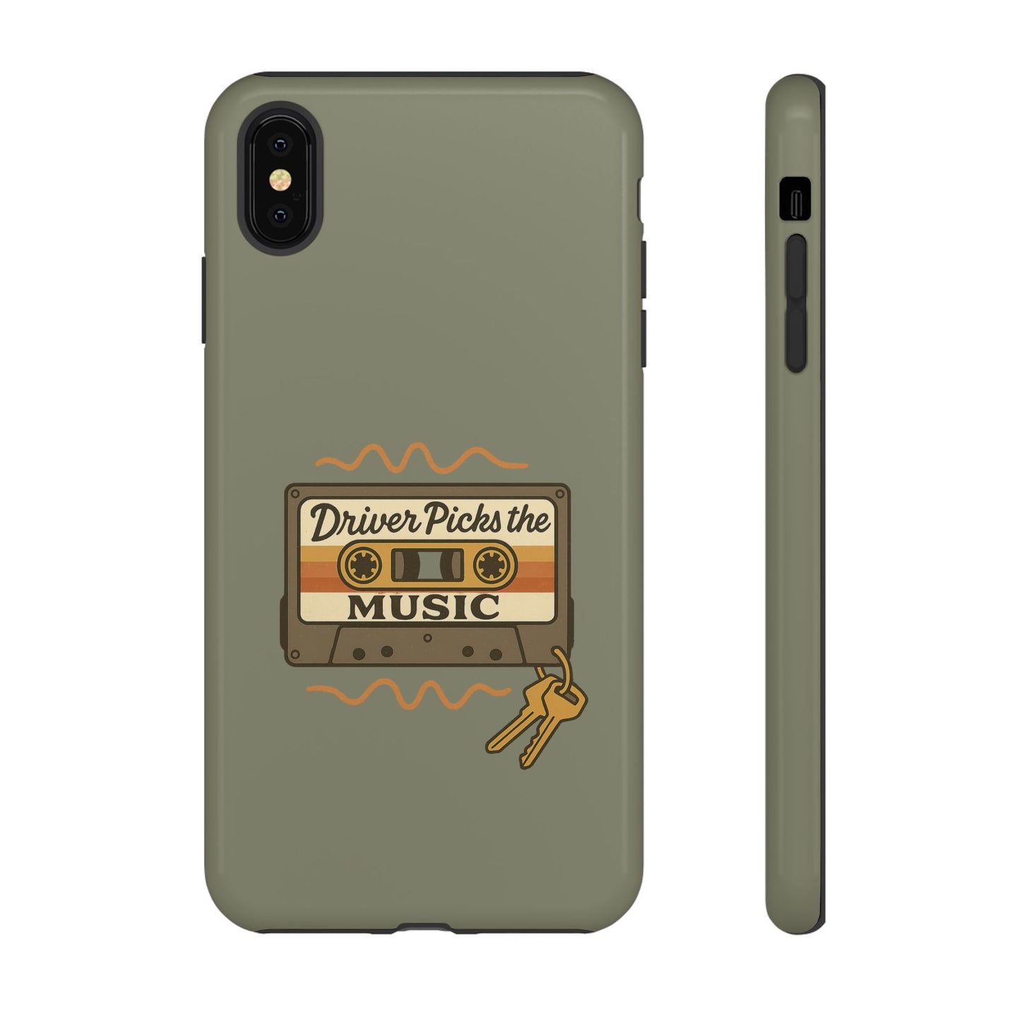 Driver Picks the Music Protective Phone Case - Supernatural Fan Design | Tough Dual-Layer Cover | Glossy Finish