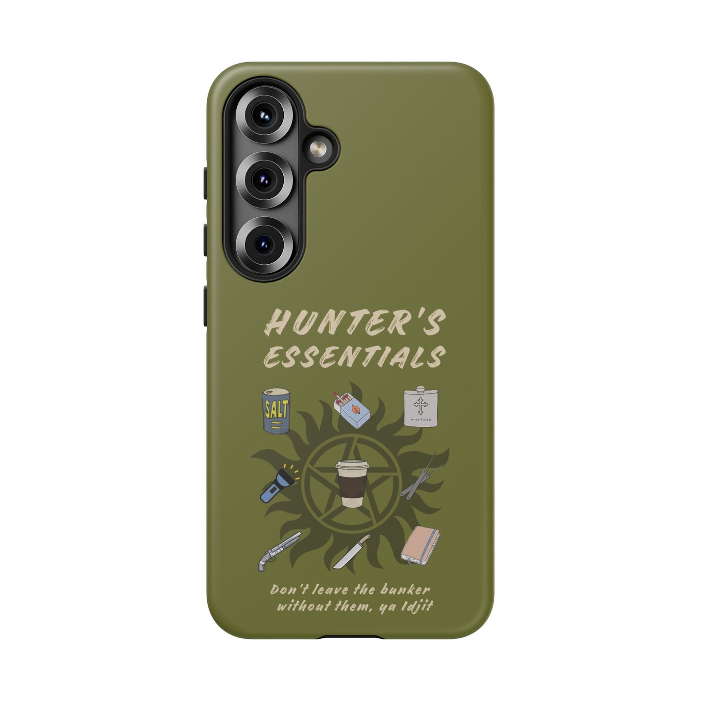 Hunter's Essentials Tough Phone Case - Supernatural Fan Design | Protective Phone Cover | iPhone, Galaxy & Pixel