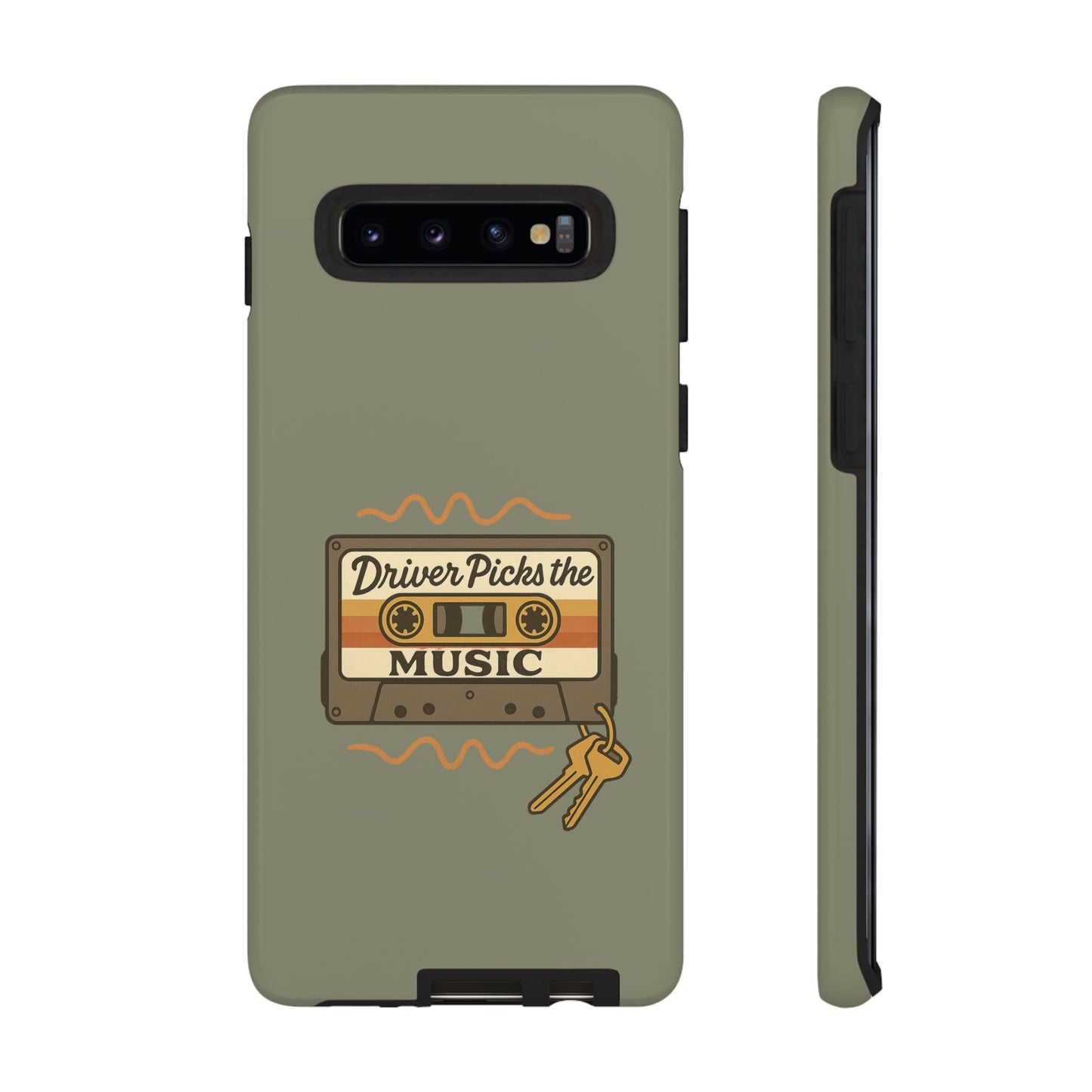 Driver Picks the Music Protective Phone Case - Supernatural Fan Design | Tough Dual-Layer Cover | Glossy Finish